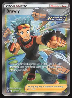 Brawly - 188/198 - Full Art Trainer - Chilling Reign - Pokemon Card - Image 1
