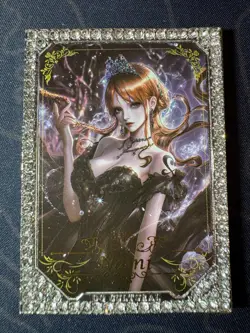 Goddess Wicked Nami Maiden Preimium Thick Metal Card Waifu Doujin One Piece - Image 1