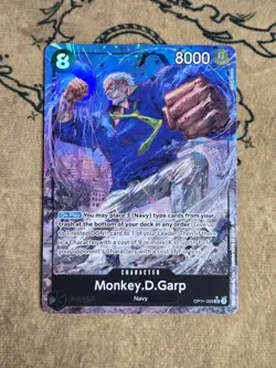 One Piece Card Game Monkey.D.Garp Alternate Art OP11-095 Super Rare NM English - Image 1