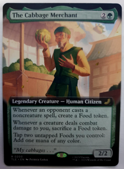 The Cabbage Merchant - Extended Rare - MTG Avatar TLE - 0203 NM - Image 1