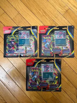 Pokemon TCG Phantasmal Flames 3-Pack Blister LOT OF 3 SEALED Sneasel🔥✈⚡ - Image 1