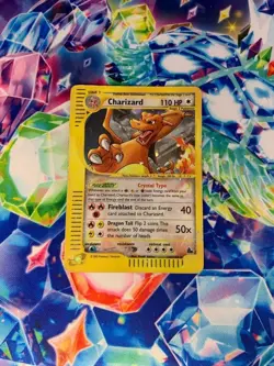 2003 Pokemon TCG Charizard Crystal Skyridge Holo 146/144 MP - Very Good - Image 1
