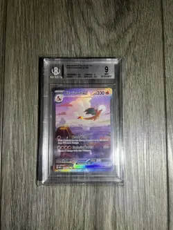 Pokemon 2023 Scarlet and Violet 151#199 Charizard EX BGS 9 - Image 1