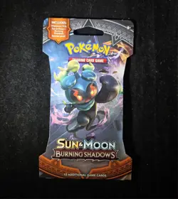 Burning Shadows - Sealed Hanger Booster Pack - Marshadow - Pokemon TCG - Image 1