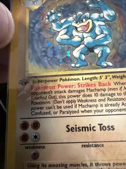 1999 Pokemon - FACTORY SEALED 1st Edition MACHAMP 8/102 - Holo - Image 2