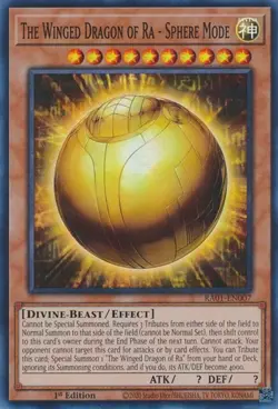 Yu-Gi-Oh! 3x The Winged Dragon Of Ra- Sphere Mode RA01-EN007 Super Rare - Image 2