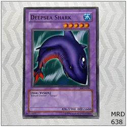 Deepsea Shark - MRD-038 - Common Unlimited Yugioh - Image 1