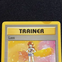 Lass 75/102 Rare Base Set Unlimited Vintage WOTC Pokemon Card English 1999 - Image 3