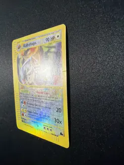 Crystal Kabutops 150/144 Skyridge Reverse Holo E Reader Pokemon Card Played - Image 3