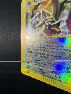 Crystal Kabutops 150/144 Skyridge Reverse Holo E Reader Pokemon Card Played - Image 4