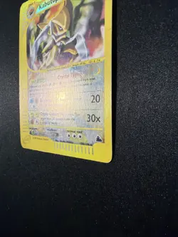 Crystal Kabutops 150/144 Skyridge Reverse Holo E Reader Pokemon Card Played - Image 5