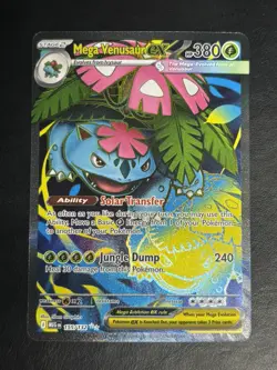 Mega Venusaur EX 155/132 Mega Evolution ENGLISH Pokemon TCG Card Ultra Rare - Image 2