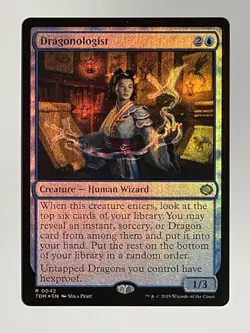Dragonologist - Foil - Tarkir: Dragonstorm - Light Play - MTG - Image 2