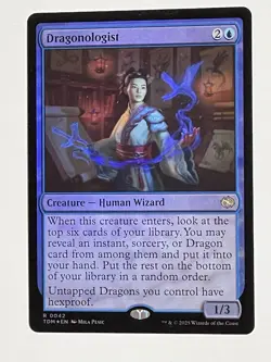 Dragonologist - Foil - Tarkir: Dragonstorm - Light Play - MTG - Image 3