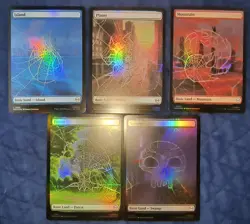 5X PLAY SET, MTG: SPIDER-MAN, FULL ART, FOIL FINISH, NM, SPM - Image 1