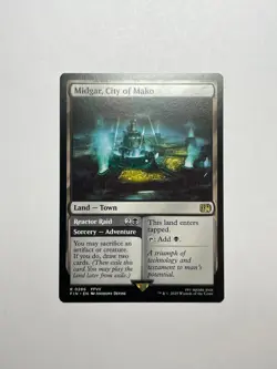 Midgar, City of Mako Reactor Raid FIN 286 Rare Final Fantasy - Image 1