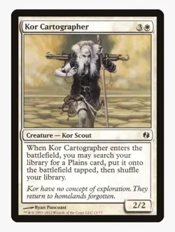 ​Kor Cartographer | DDI | Mono White EDH Staple | Ramp Landfall ETB | MTG | NM - Image 1