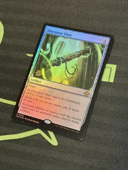 MTG - Modern Horizons 3 - Disruptor Flute *Prerelease* Gold Stamp Foil LP - Image 1