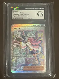 Miriam CGC 9.5 Mint+ Pokemon SV Base Set Special Illustration Rare 251/198 - Image 1