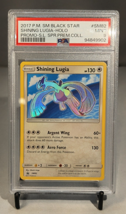 2017 Pokemon Shining Lugia Black Star Promo SM82 PSA 9 - Image 1