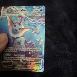 Pokemon Vaporeon VMAX Rapid Strike Holo Promo SWSH182 320 HP Sword & Shield TCG - Image 3