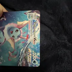 Pokemon Vaporeon VMAX Rapid Strike Holo Promo SWSH182 320 HP Sword & Shield TCG - Image 4