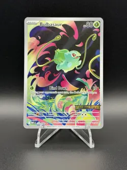 Pokemon TCG Mega Evolution Bulbasaur 133/132 Stamped Booster Promo - Image 1