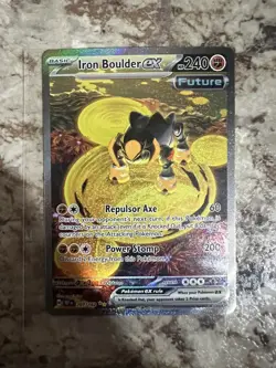 Pokemon TCG Iron Boulder ex - 207/162 - SV05: Temporal Forces Near Mint - Image 1