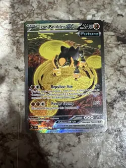 Pokemon TCG Iron Boulder ex - 207/162 - SV05: Temporal Forces Near Mint - Image 2