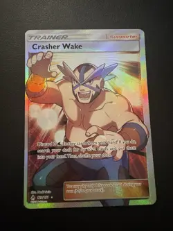 POKEMON TCG CRASHER WAKE 129/131 S&M FORBIDDEN LIGHT FULL ART ULTRA RARE!! - Image 1