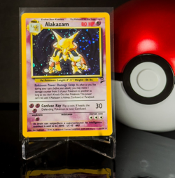 Alakazam 1/130 Base Set 2 Holo Rare Vintage Pokemon WOTC Near Mint - Image 1