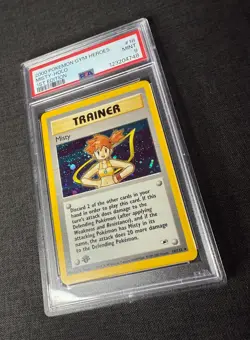 2000 Pokemon Gym Heroes Misty Holo 18/132 1st Edition PSA 9 - Image 1