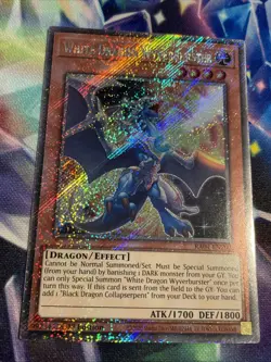 Yu-Gi-Oh! TCG White Dragon Wyverburster RA04-EN203 Platinum Secret Rare NM/M - Image 3