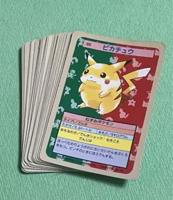 Topsun Blue Back Pikachu Moltres Weezing Jynx Abra etc Pokemon Card Japanese - Image 1
