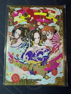 Goddess Hancock Certificated Gold Card Metal Waifu Doujin Case Prize One Piece - Image 1