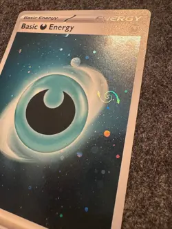 Dark HD Energy Swirl 151 Reverse Holo Cosmos Pokemon Card NM - Image 2