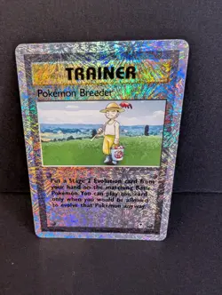 Pokemon Breeder 102/110 Legendary Collection Reverse Holo Pokemon Card RARE - Image 1
