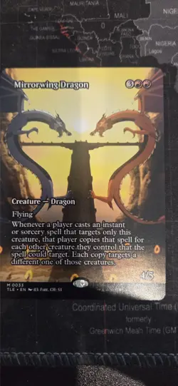 MtG Mirrorwing Dragon (Borderless) - Image 1