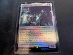 MTG Magic the Gathering FOIL Cloud, Midgar Mercenary Promo PRM! - Image 1