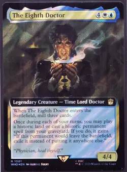 The Eighth Doctor - 1001 Extended - Surge Foil - MTG Doctor Who - Image 1
