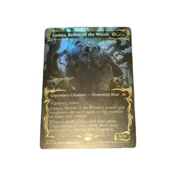 Lumra, Bellow of the Woods (Borderless) (Raised Foil) Bloomburrow Foil - Image 2
