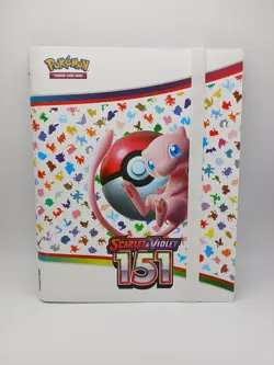 Pokemon Scarlet And Violet 151 Empty Binder/Folder *Damaged Spine* - Image 1