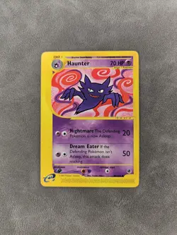 Pokemon TCG Haunter 80/165 Regular Uncommon Nonholo Expedition E-reader - NM - Image 1