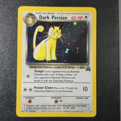 Dark Persian Promo Holo WoTC Promo 17/53 LP Pokemon TCG Mp+ - Image 2