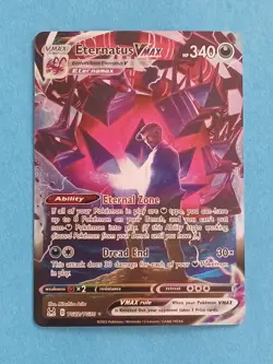 Pokemon Sword & Shield Lost Origin Eternatus VMAX TG22/TG30 Trainer Gallery - Image 1