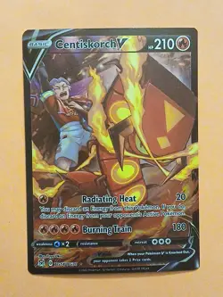 Pokemon Sword & Shield Lost Origin Centiskorch V TG14/TG30 Trainer Gallery - Image 1