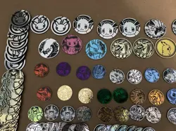 Lot of x134 Pokemon TCG Coins (BW/XY/SM/SWSH Era) - Image 4