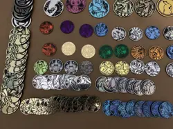 Lot of x134 Pokemon TCG Coins (BW/XY/SM/SWSH Era) - Image 5