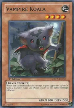 Vampire Koala - ORCS-EN093 - Common - 1st Edition - Lightly Played - Image 1