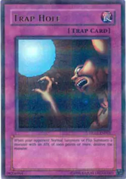 Yugioh! Trap Hole - HL03-EN003 - Parallel Rare - Limited Edition Near Mint, Engl - Image 1